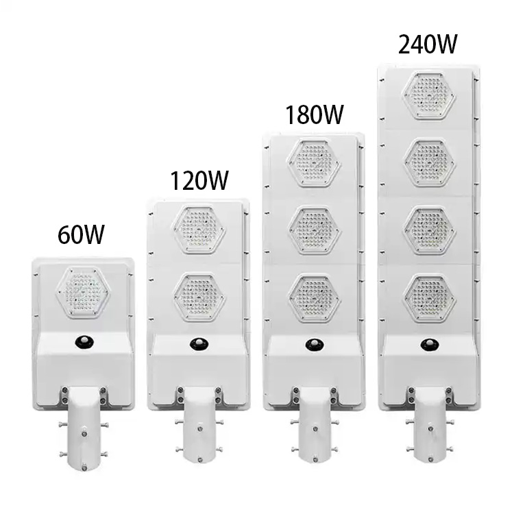 solar street light with PIR sensor and light control